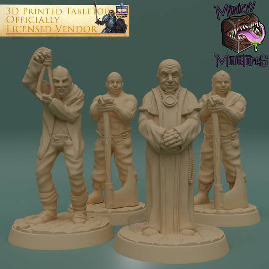 Common Folk Group 2 - The Lost Adventures from 3D Printed Tabletop